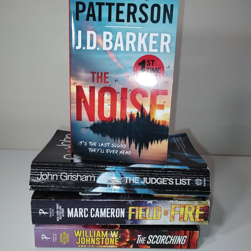 5 Stand-Alone Murder Thrillers Paperback-Patterson-Grishman-Cameron-Johnstone